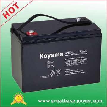 Durable Long Life Solar Batterie Akku 6V 200ah